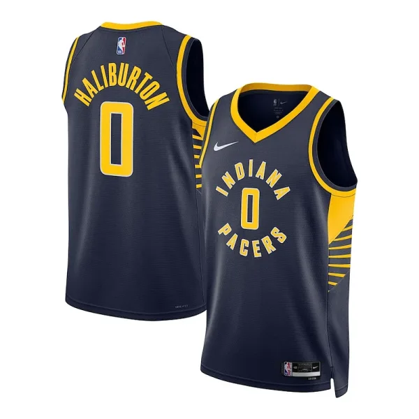 Schön Tyrese Haliburton Indiana Pacers Nike Unisex Swingman Jersey Association Edition Navy für die Saison