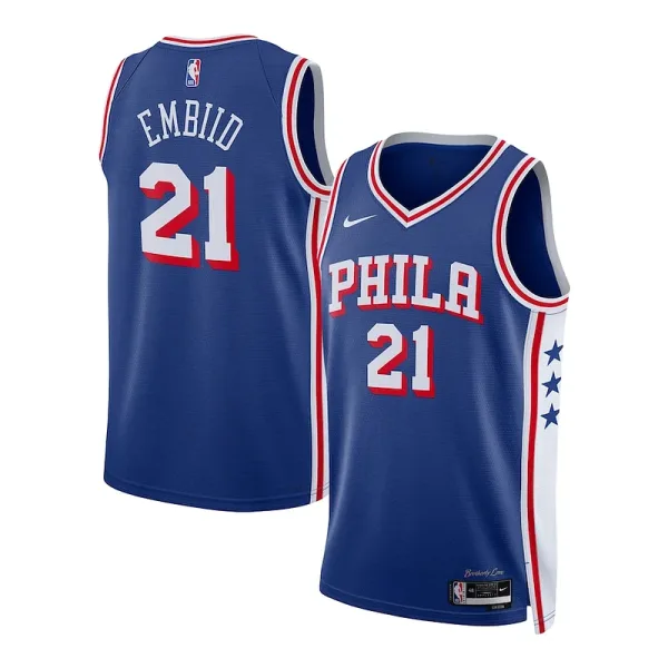 Beständiger Anmutig Joel Embiid Philadelphia 76ers Nike Youth Swingman Jersey Icon Edition Royal für die Saison