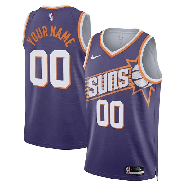 Toller Magnifisent Phoenix Suns Nike Unisex Swingman Custom Jersey Purple Icon Edition für die Saison