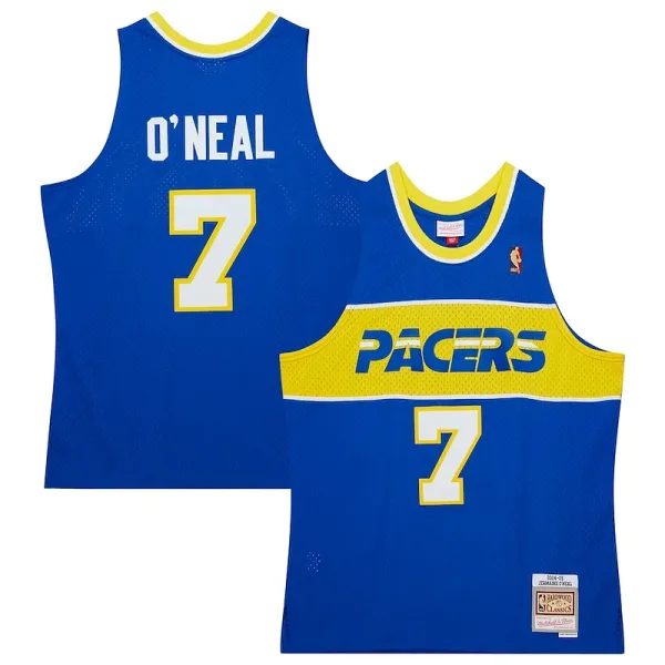 Robust Schön Jermaine O'Neal Indiana Pacers 2004/05 Hardwood Classics Swingman Jersey Royal für die Saison