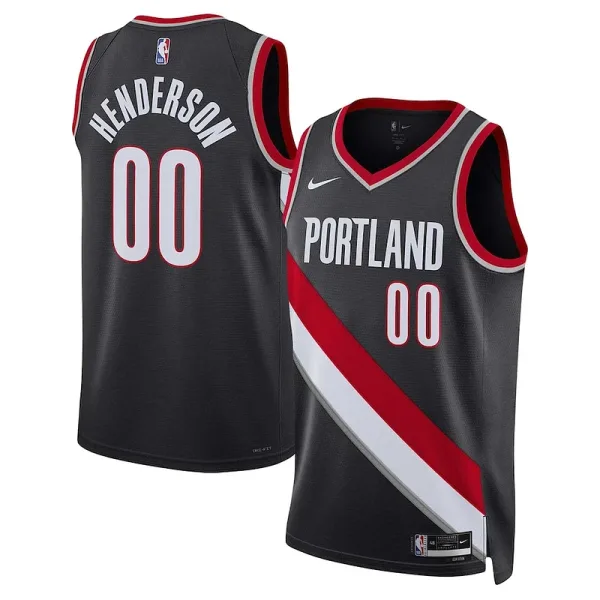 Exquisit Scoot Henderson Portland Trail Blazers Nike Unisex 2023 NBA Draft Swingman Jersey Icon Edition Black für die Saison