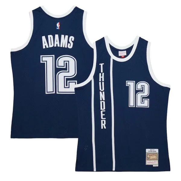 Attraktiv Stylish Steven Adams Oklahoma City Thunder Hardwood Classics Swingman Jersey Navy für die Saison