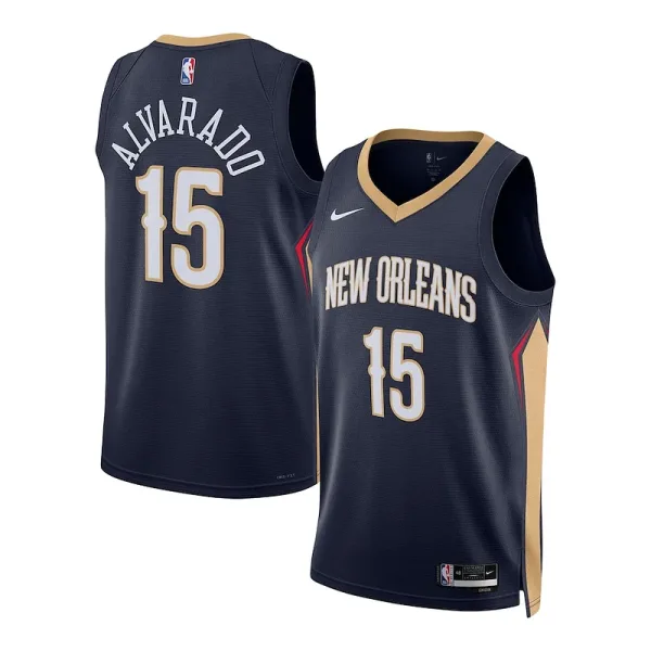 Klassisch Ideal Jose Alvarado New Orleans Pelicans Nike Unisex Swingman Jersey Association Edition Navy für die Saison