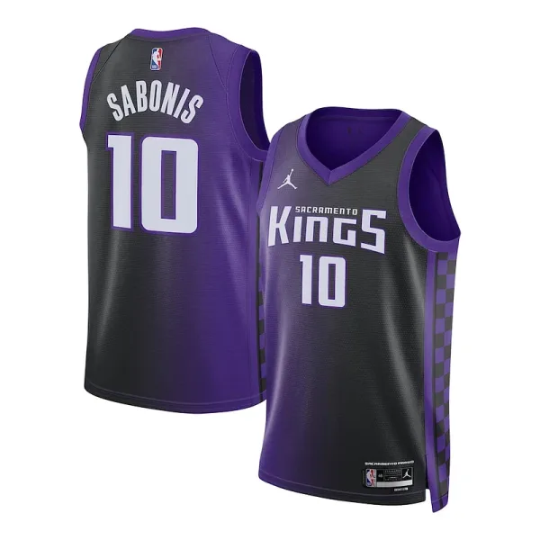 Haltbar Schön Domantas Sabonis Sacramento Kings Jordan Brand Unisex Swingman Jersey Statement Edition Purple für die Saison