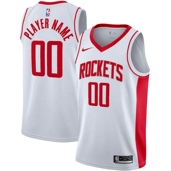 Hübsch Vielseitig Anmutig Houston Rockets Nike 2020/21 Swingman Custom Jersey Association Edition White für die Saison