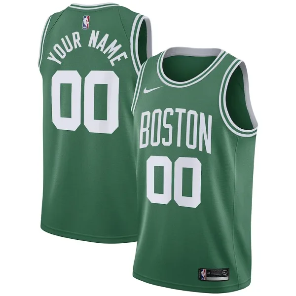 Einzigartig Boston Celtics Nike 2020/21 Swingman Custom Jersey Icon Edition Kelly Green für die Saison