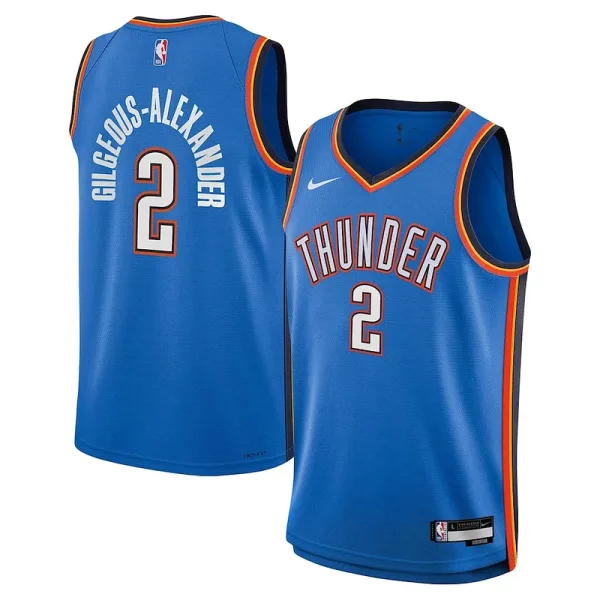 Klassisch Erstaunlich Shai Gilgeous Alexander Oklahoma City Thunder Nike Youth Swingman Jersey Icon Edition Blue für die Saison