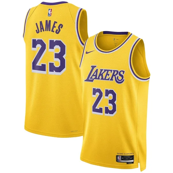 Wunderbar LeBron James Los Angeles Lakers Nike Unisex Swingman Jersey Association Edition Gold für die Saison