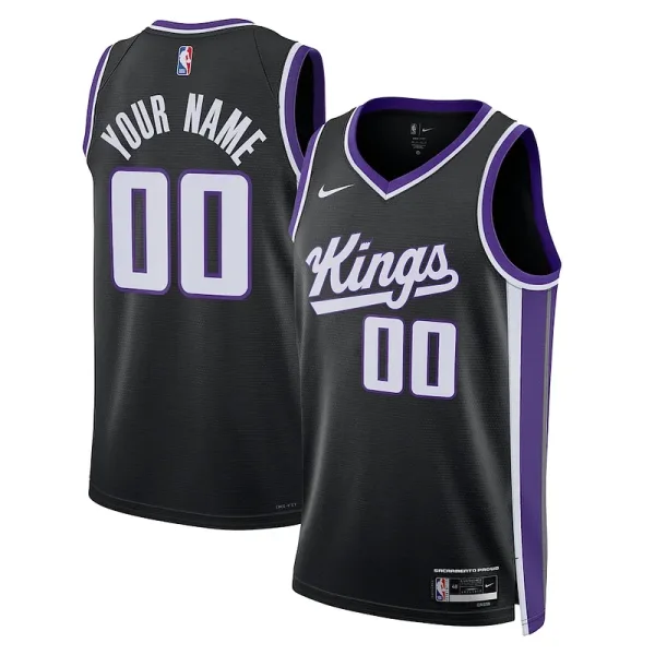 Anmutig Originell Sacramento Kings Nike Unisex Swingman Custom Jersey Icon Edition Black für die Saison