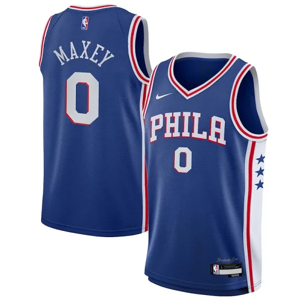 Leckeres Exquisit Tyrese Maxey Philadelphia 76ers Nike Youth Swingman Jersey Icon Edition Royal für die Saison