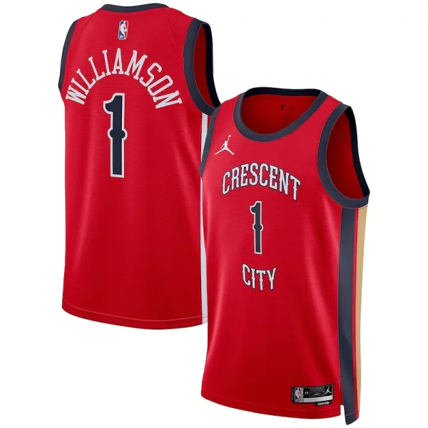 Praxisorientiert Zion Williamson New Orleans Pelicans Jordan Brand Unisex Swingman Jersey Statement Edition Red für die Saison