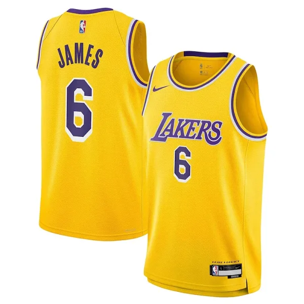 Klassisch Ideal Fasziniert LeBron James Los Angeles Lakers Nike Youth Swingman Jersey Icon Edition Gold für die Saison