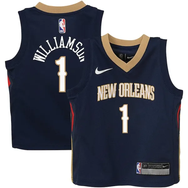Wunderbar Einzigartig Zion Williamson New Orleans Pelicans Nike Toddler Swingman Player Jersey Icon Edition Navy für die Saison