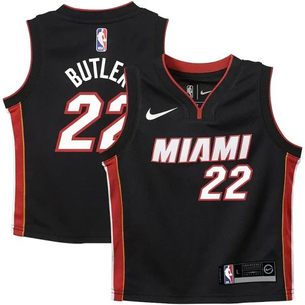 Luxuriös Jimmy Butler Miami Heat Nike Toddler Swingman Player Jersey Icon Edition Black für die Saison