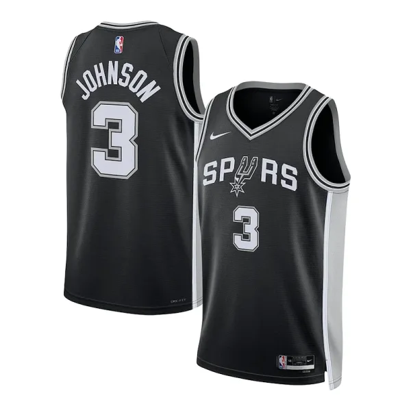 Sophistiziert Anmutig Keldon Johnson San Antonio Spurs Nike Unisex Swingman Jersey Association Edition Black für die Saison