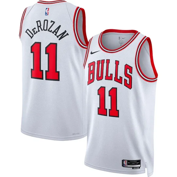 Wunderbar Toller DeMar DeRozan Chicago Bulls Nike Unisex 2022/23 Swingman Player Jersey White Association Edition für die Saison