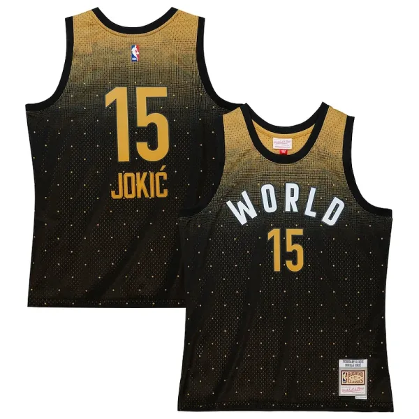 Leckeres Nikola Jokic Team World 2016 Hardwood Classics Rising Stars Swingman Jersey Black für die Saison